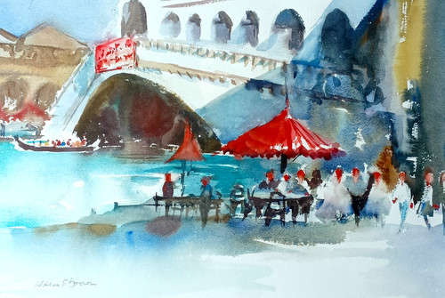 Quadro acquerello originale