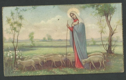 Antico santino madonna - santino, de