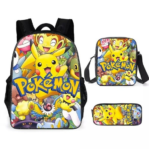 Zaino pokemon pikachu set - zaino,