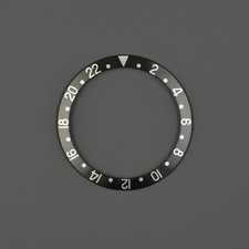 Lunetta lunetta intarsiata originale Rolex NOS GMT Master NERA 16710 16700 16760 inserto