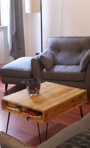 Tavolino realizzato con