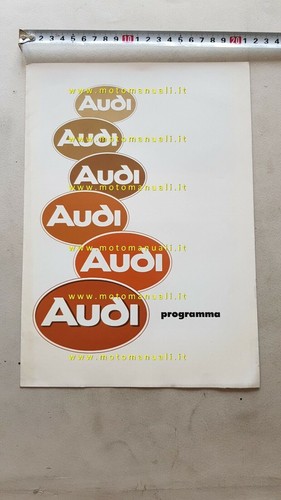 Audi produzione modelli 1987