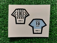 FIGURINA CALCIO MERLIN 2001 MAGLIE INZAGHI CRESPO STICKERS COLLECTIONS ⚽️