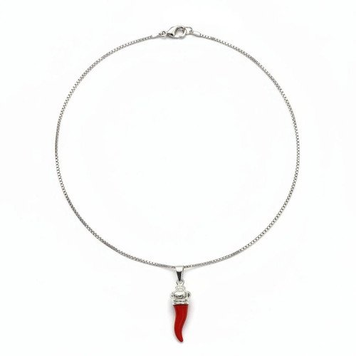 Collana corno portafortuna - collana,