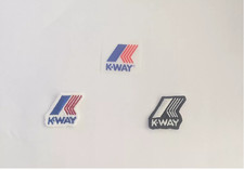 Toppa patch KWAY K-WAY replica stampata ricamata termoadesivo riparazione giacca