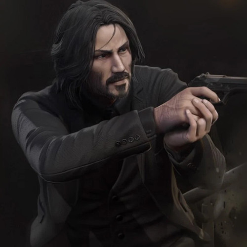 Modellino john wick scala 24 - wick, 1/24