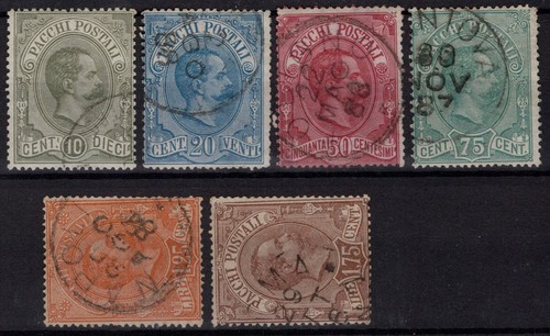 Regno italia 1884 pacchi - regno, d'italia