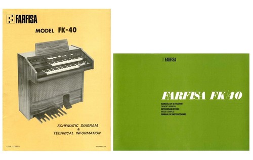 Farfisa ambassador - farfisa, fk-40