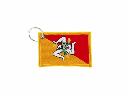 Portachiavi ricamato patch - portachiavi,
