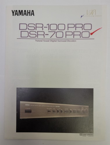 Yamaha dsr 100pro - /, dsr-70pro