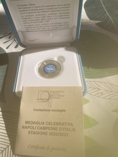 Medaglia celebrativa napoli - medaglia,