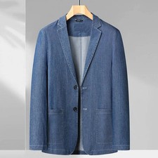Cappotto uomo denim sportivo