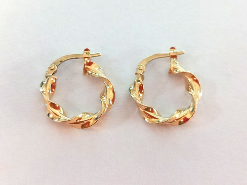 Orecchini anellina ritorta - ,
