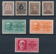 1932-46 ITALIA REGNO LOTTO RECAPITO AUTORIZZATO + ESPRESSI MNH - SV 1701
