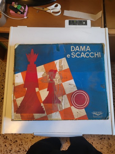 Dama scacchi in legno - -,