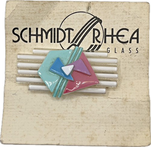 Rara spilla schmidt rhea - rhea, vetro
