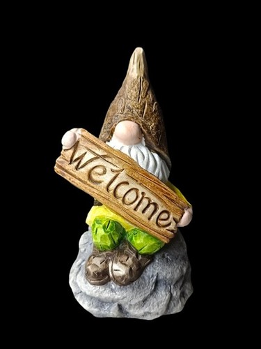 Gnomo giardino welcome - da,