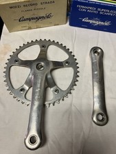 VINTAGE CAMPAGNOLO C-RECORD CRANKSET 165mm CRANK PISTA TRACK