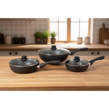 Set 3 Padelle Alte Nere