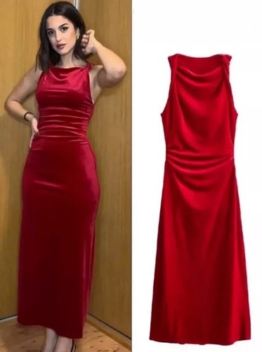 Zara abito midi - zara, donna