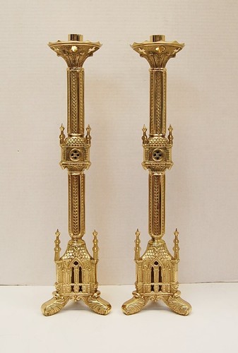 Coppia candelabri da - coppia,