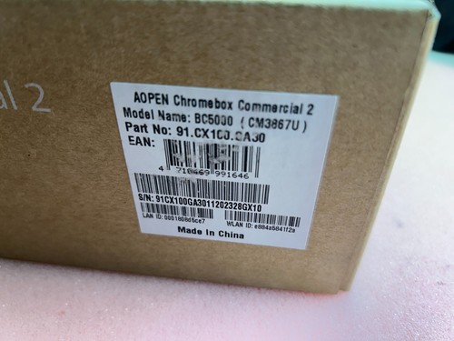 Nuovo aopen chromebox - -,