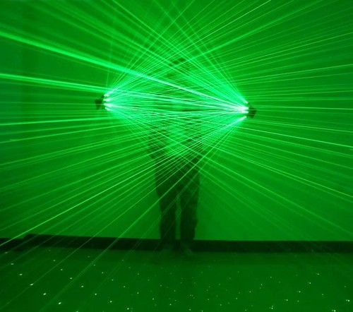 Guanti laser led verde - guanti,