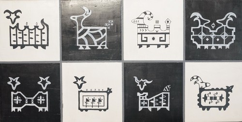 Quadro moderno astratto pezzo - quadro,