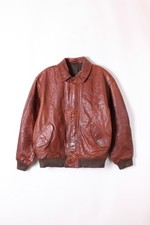 Vintage Leather Flight Bomber