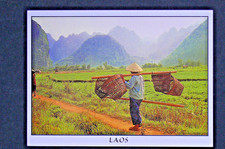LAOS - VANG VIENG cartolina