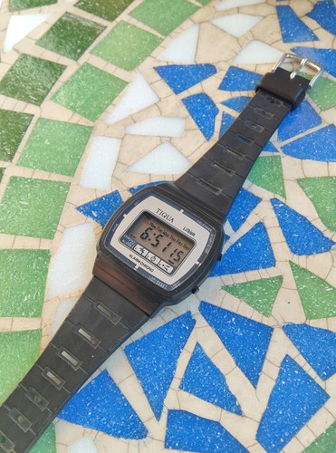 Vintage lcd digital watch - vintage,