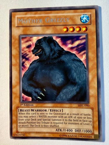 Tcg mother grizzly - yu-gi-oh!,