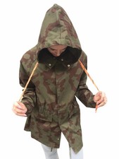 YLENIA WHITE parka mimetico