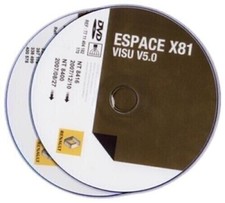 Renault Espace 2004 (J81 & X81) schemi elettrici su 2 Dvd