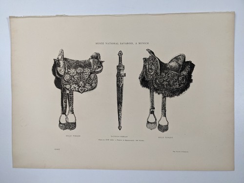 Gravure selles turques - :,