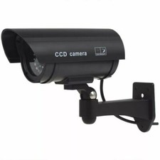 TELECAMERA FINTA VIDEOSORVEGLIANZA ESTERNO VIDEO SORVEGLIANZA CON LED CCTV