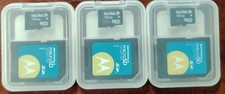 3x Scheda Memory Card TF Micro SD 128 MB con Adattatore SD (*6)