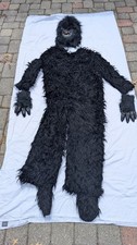 Costume nero gorilla pelliccia