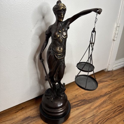 Statua vintage bronzo dama - vintage,