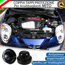COPPIA TAPPO COPRIFARO CUFFIA IN GOMMA ALFA MITO ANABBAGLIANTI PER LED E XENO