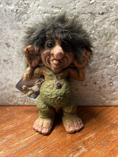 Nyform laughing troll figurine - laughing,