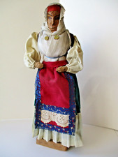 Statua donna sarda con abito in stoffa e testa in legno ( Ciusa Melis Altara )