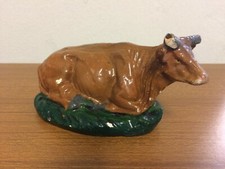 Statuina BUE per presepe in gesso - Inizi '900 - Da risistemare.