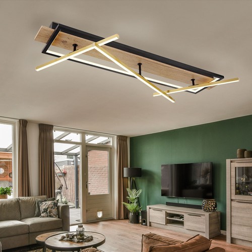 Lampada soffitto legno - in,