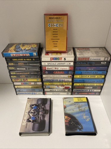 Lotto cassette commodore - commodore, 64