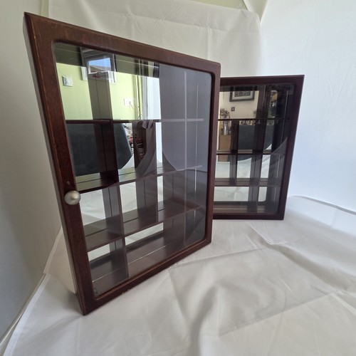 Coppia armadi curio vintage - curio,