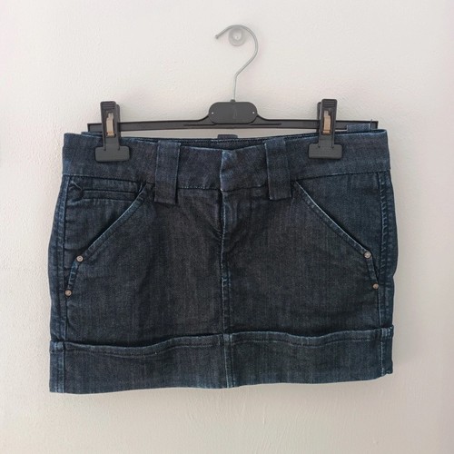 Minigonna sexy jeans blu - in,