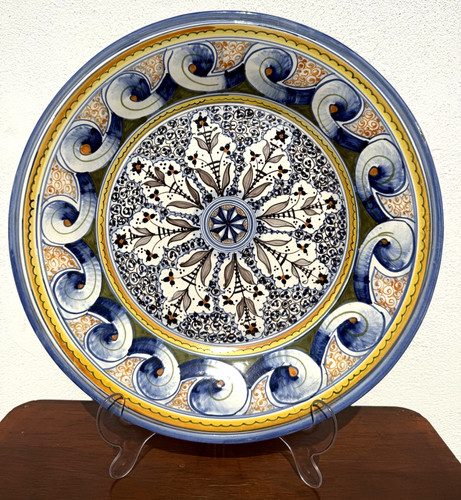 Grande piatto maiolica - grande,