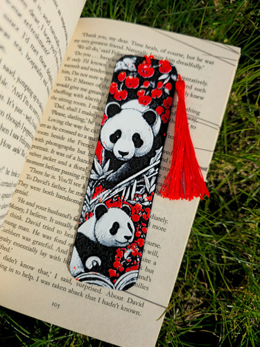 Segnalibro panda stampa - stampa, 3d