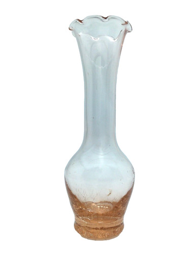 Vaso vetro craquelé - vaso, in